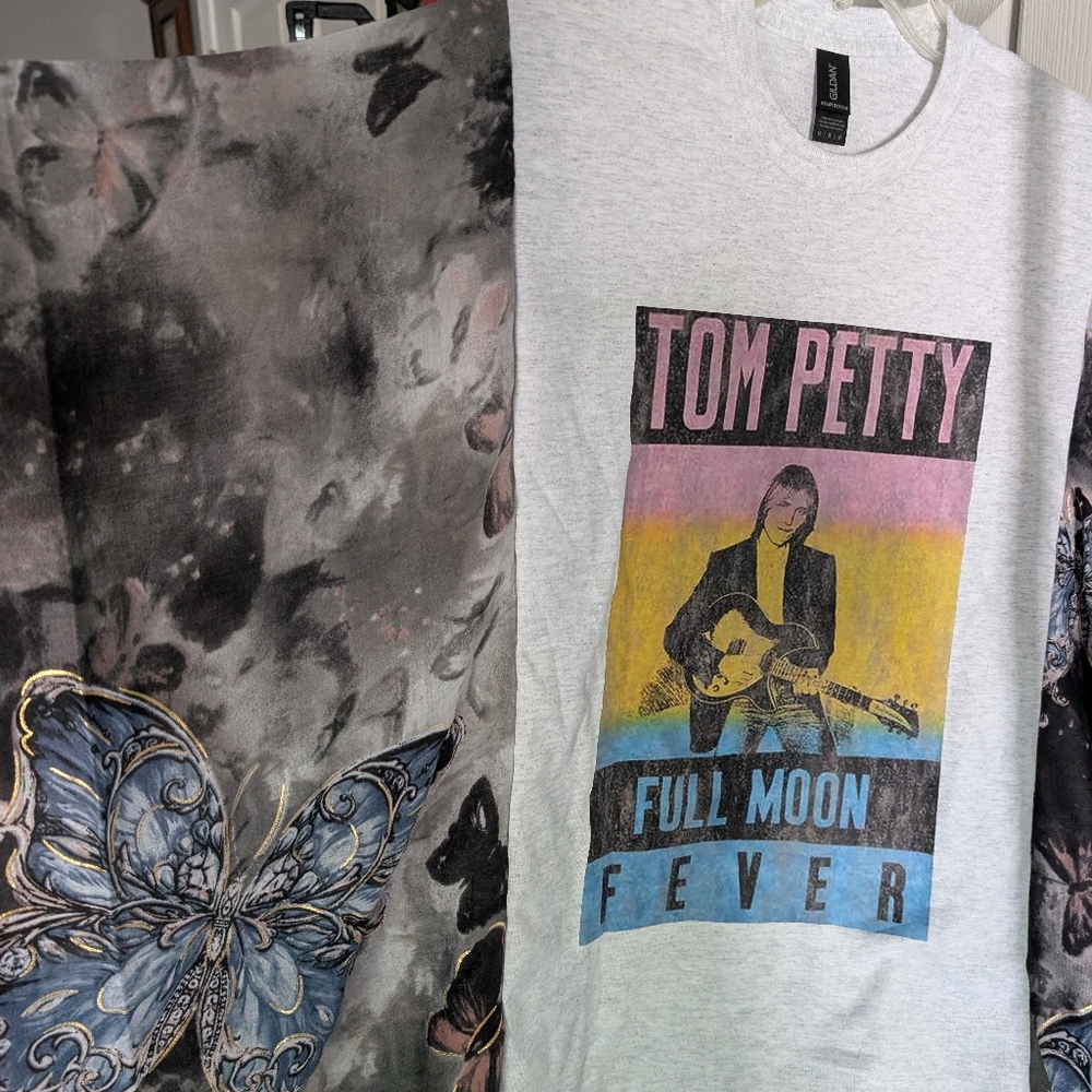 Tom Petty Poncho Scarf T-shirt Hand Crafted Upcycled
